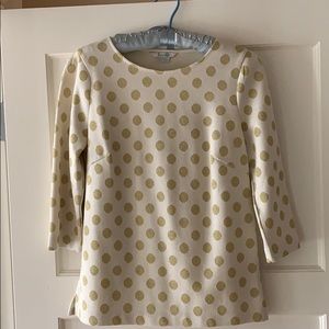 Boden Sparkle Spot Jacquard top size 6